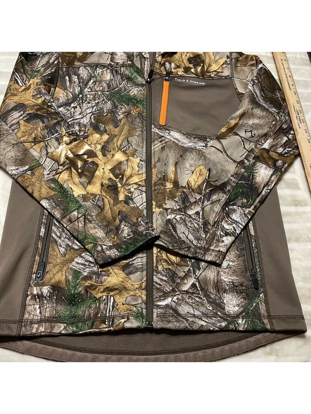 Field & Stream Camouflage Jacket with Orange Detail Kids XL